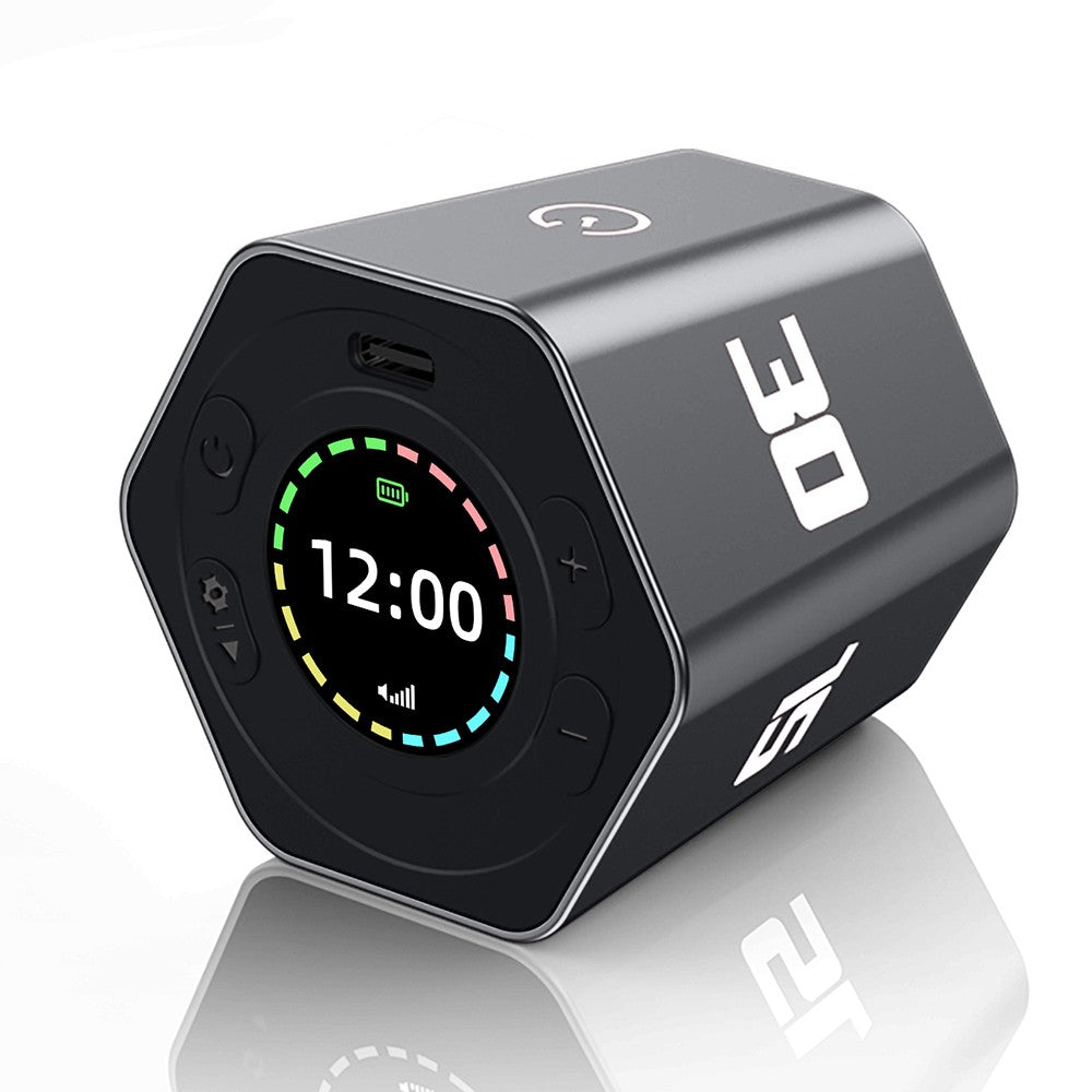 Gravity Sensor Cube Timer with Rotating Countdown/Count-Up Feature