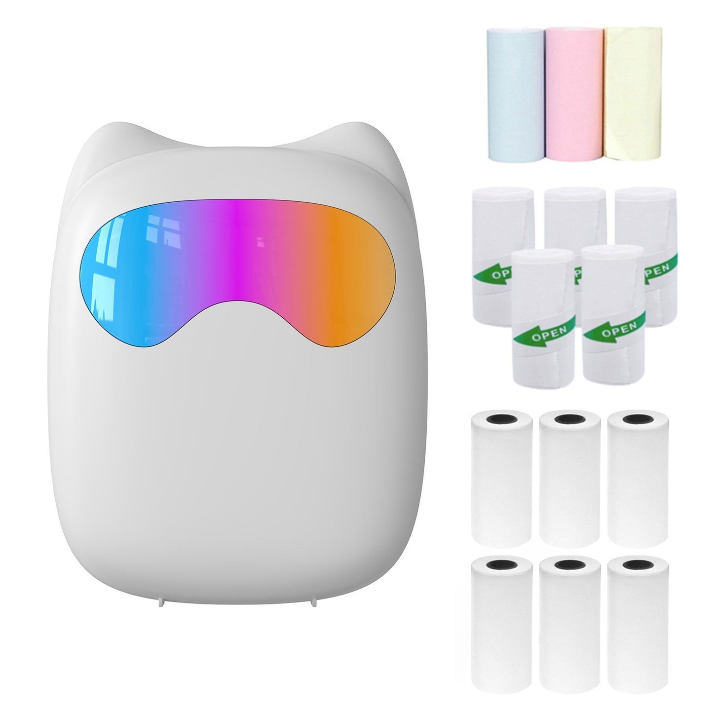 Compact Wireless Thermal Photo Printer & Label Maker