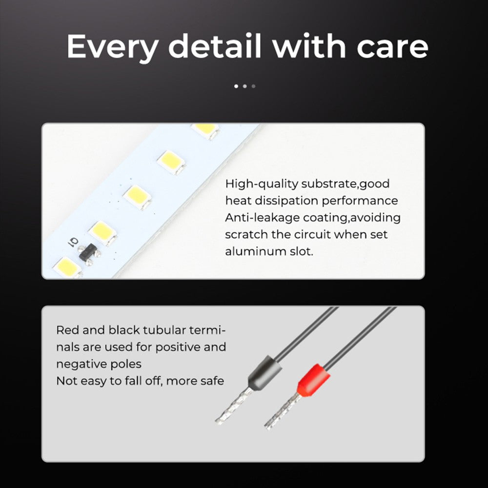 Creality Ender-3 V3 Plus LED Light Bar Kit with High-Performance Chips and Superior Luminous Efficiency