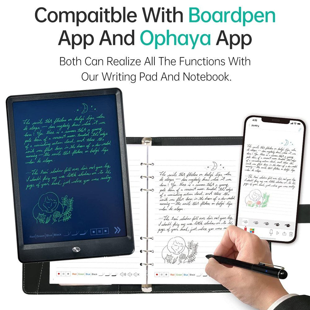 Wireless Digital Smart Pen & Notebook Writing Set – Bisofice Bluetooth Connection