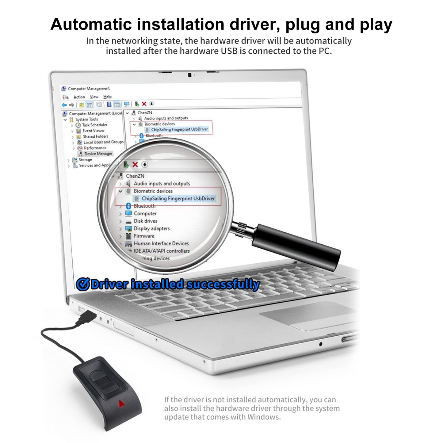 USB Fingerprint Reader WA28 - Biometric Scanner