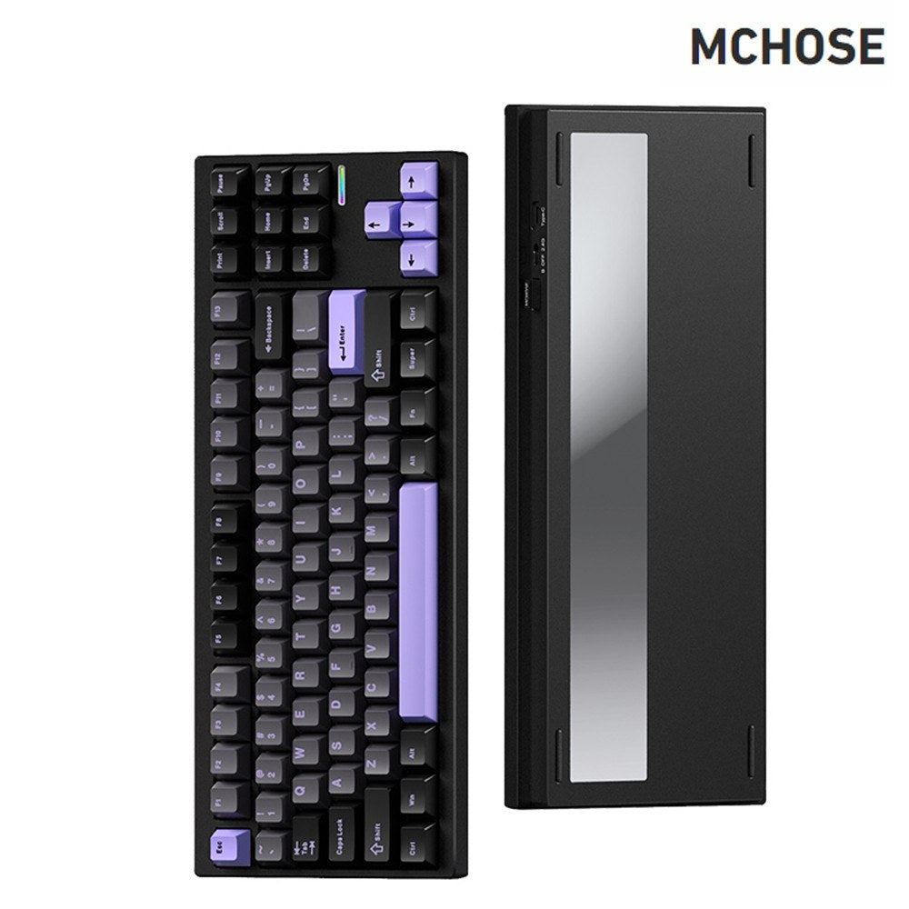 Wireless Mechanical Keyboard MCHOSE MC-GX87-1 - Tri-Mode, Aluminum Custom Build, Gasket Construction