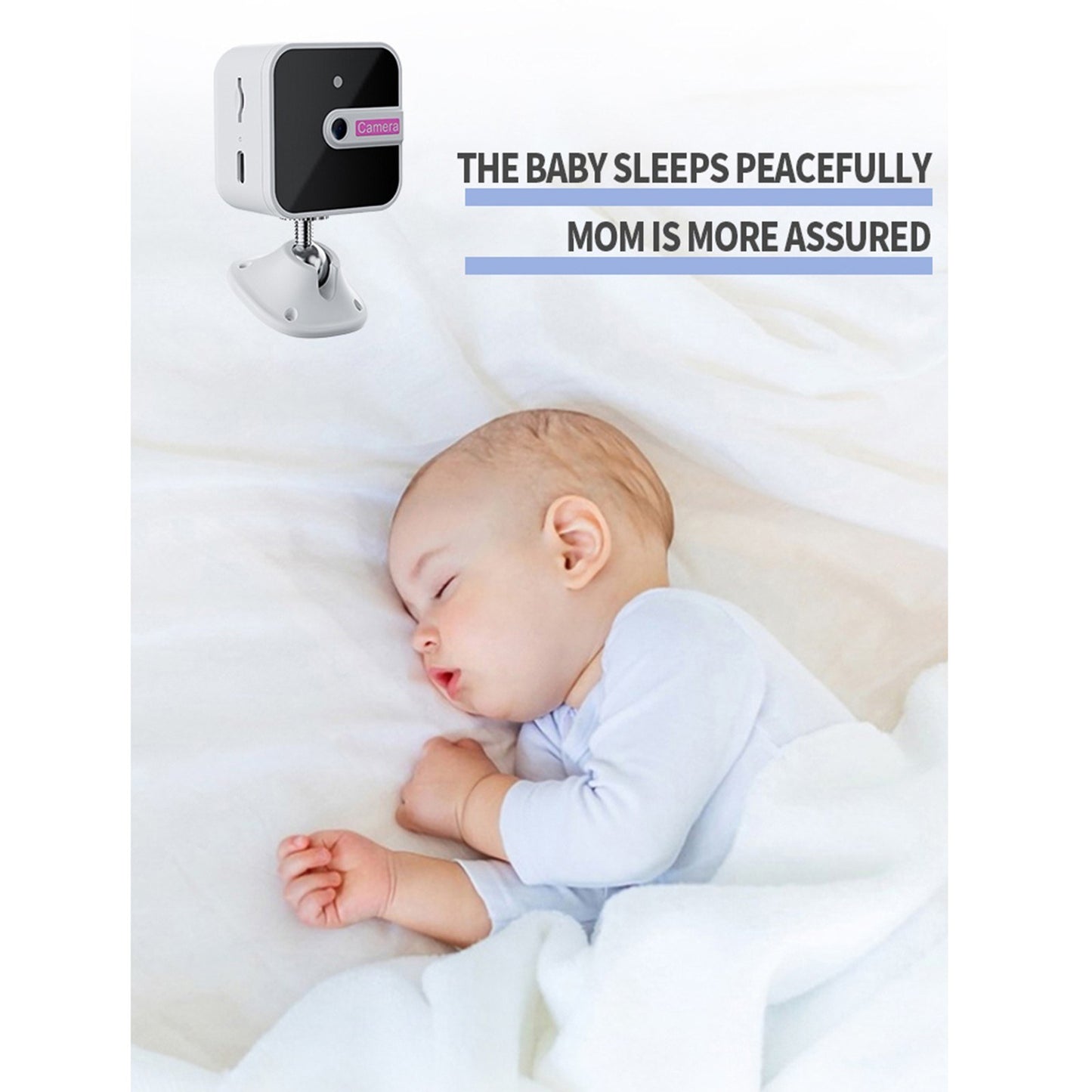 Mini Smart Home Security Camera A13 - 1080P HD Wireless, Remote Control, Human Detection