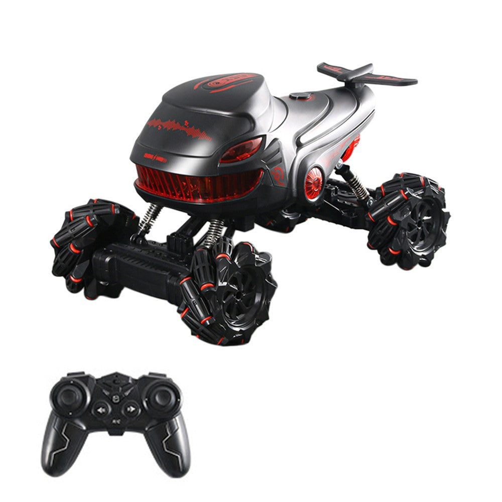 2.4GHz 360° Rotating RC Car Toy with Lights, Sound & 4WD Spray
