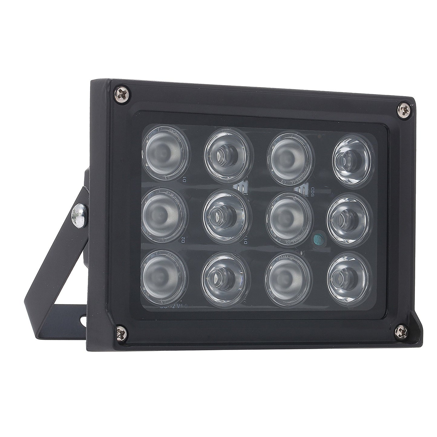 Outdoor Waterproof Infrared Illuminator with 12 Array IR LEDs for Night Vision CCTV Security Cameras