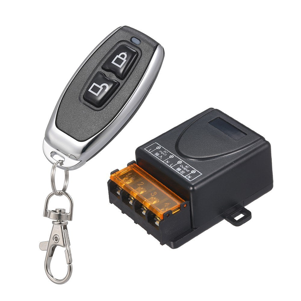 Universal Smart Home Wireless Remote Switch 433Mhz AC85-220V Relay Receiver & RF Transmitter