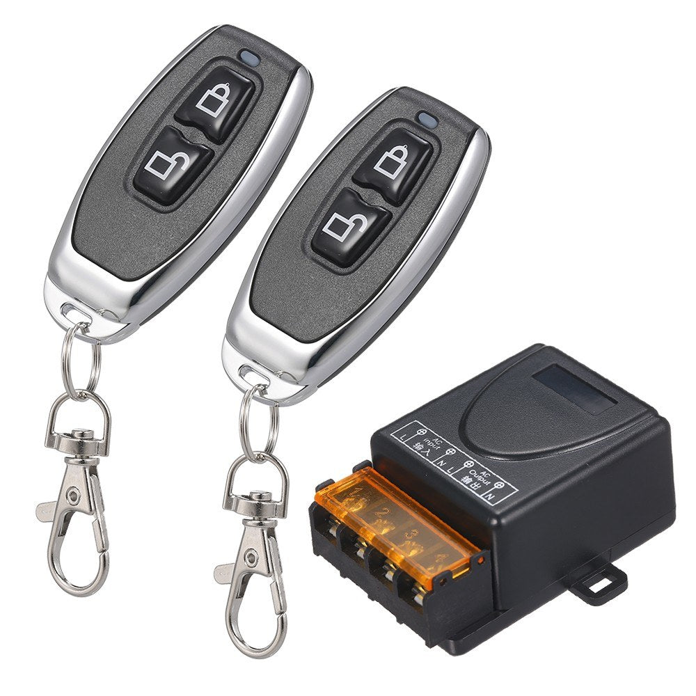 Universal Smart Home Wireless Remote Switch 433Mhz AC85-220V Relay Receiver & RF Transmitter