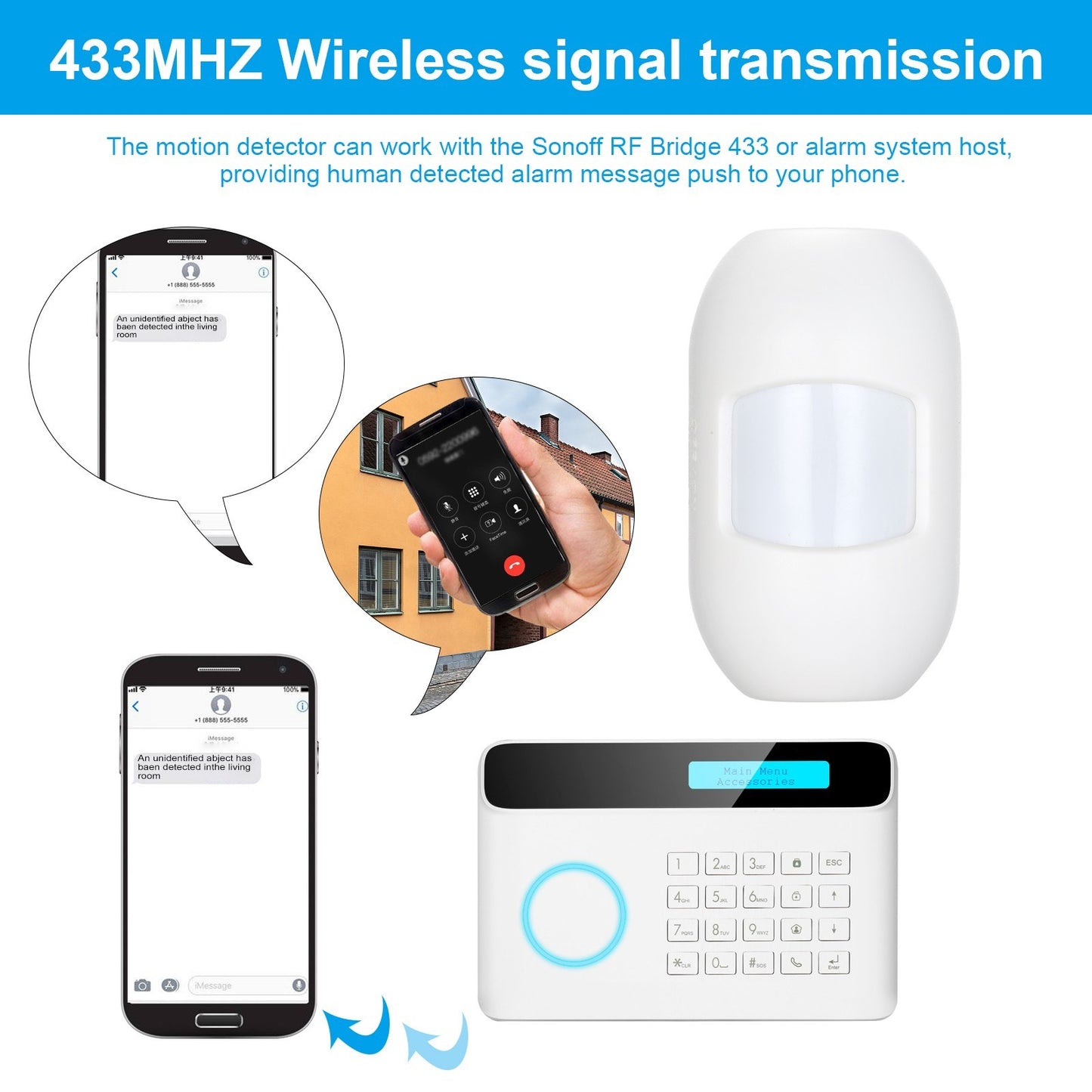 eWeLink Wireless PIR Motion Sensor