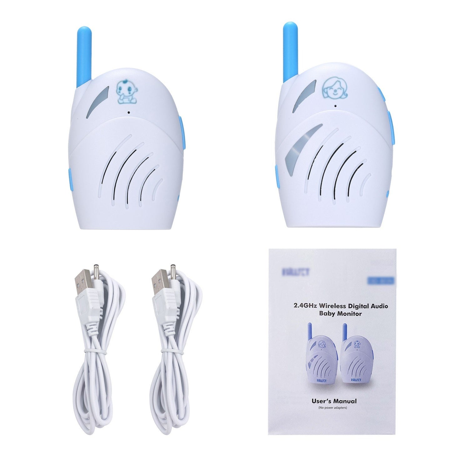 2.4GHz Portable Wireless Digital Baby Audio Monitor