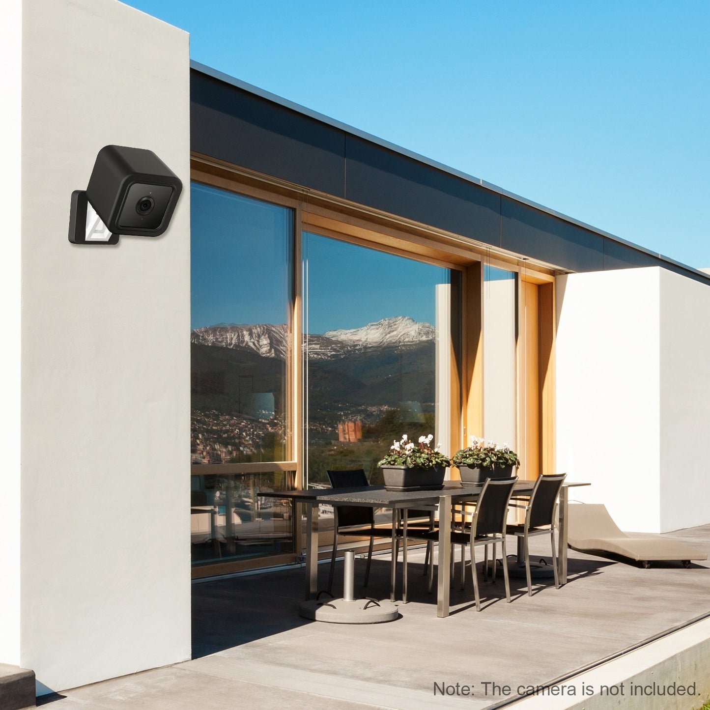 Wyze Cam V3 Wall Mount & Protective Silicone Case, Black - 2 Pack