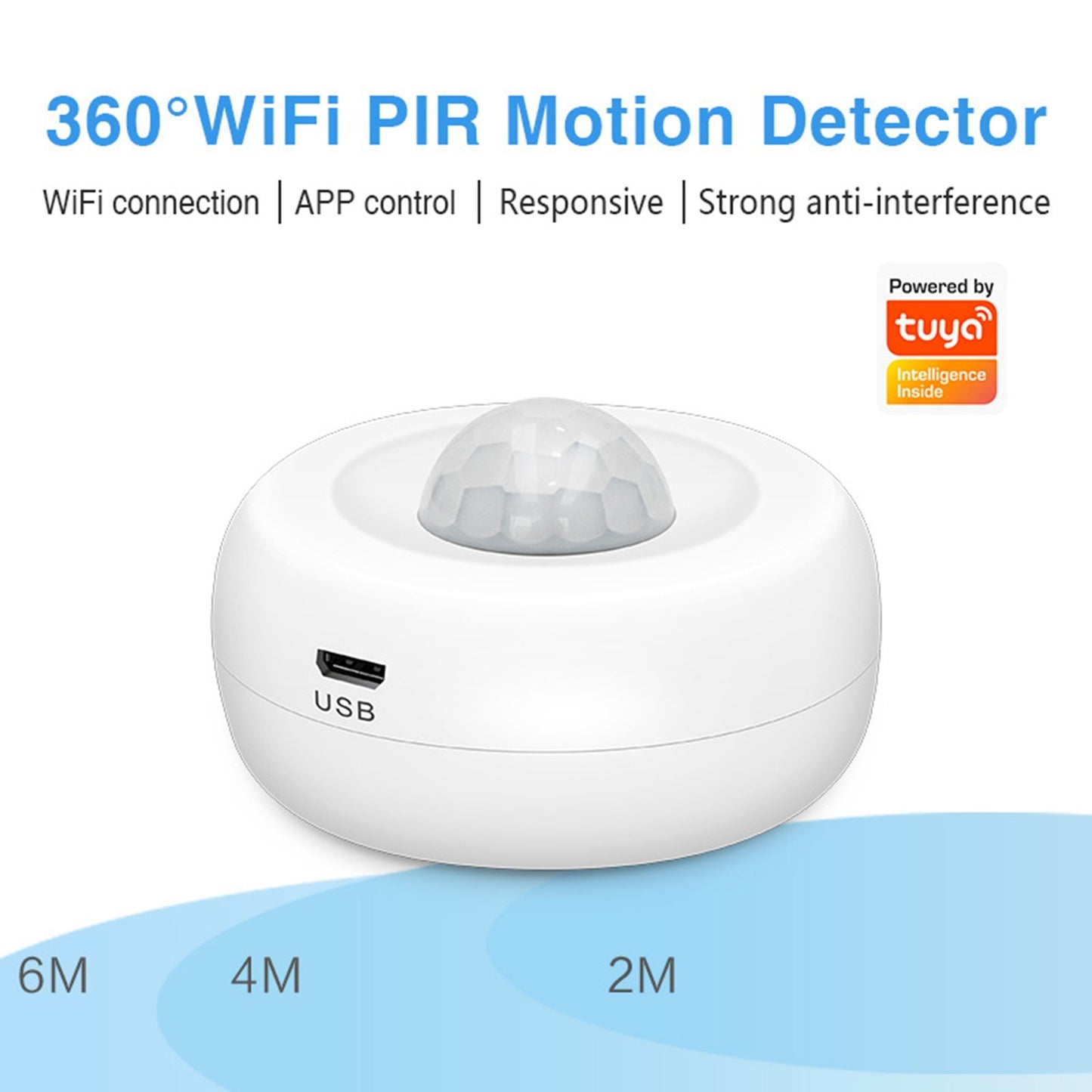 Smart Home Security: Tuya-Enabled Wireless PIR Motion Sensor & Alarm