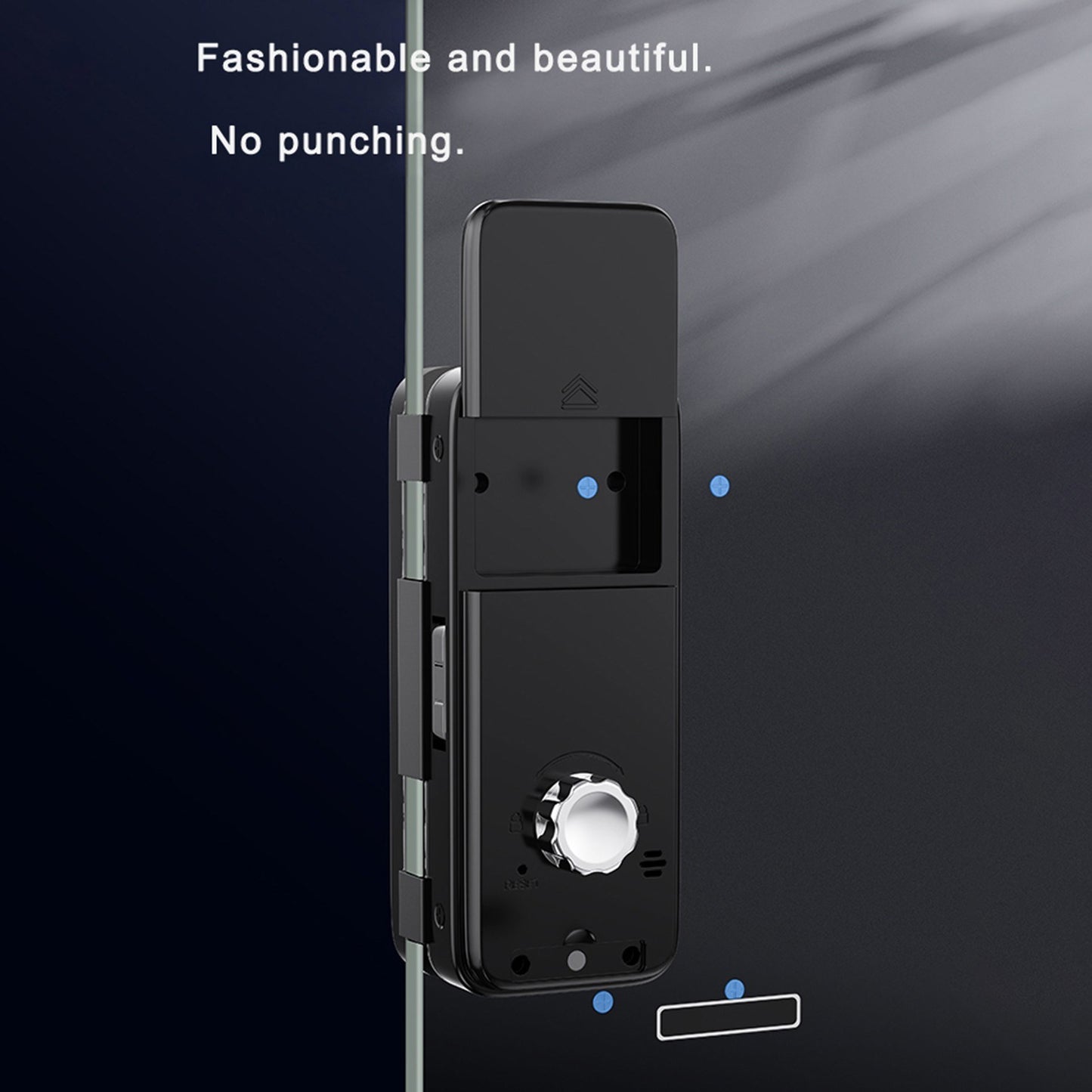 Tuya Smart Fingerprint Door Lock with Keypad & Handle - Electronic Deadbolt Compatible with Tuya App