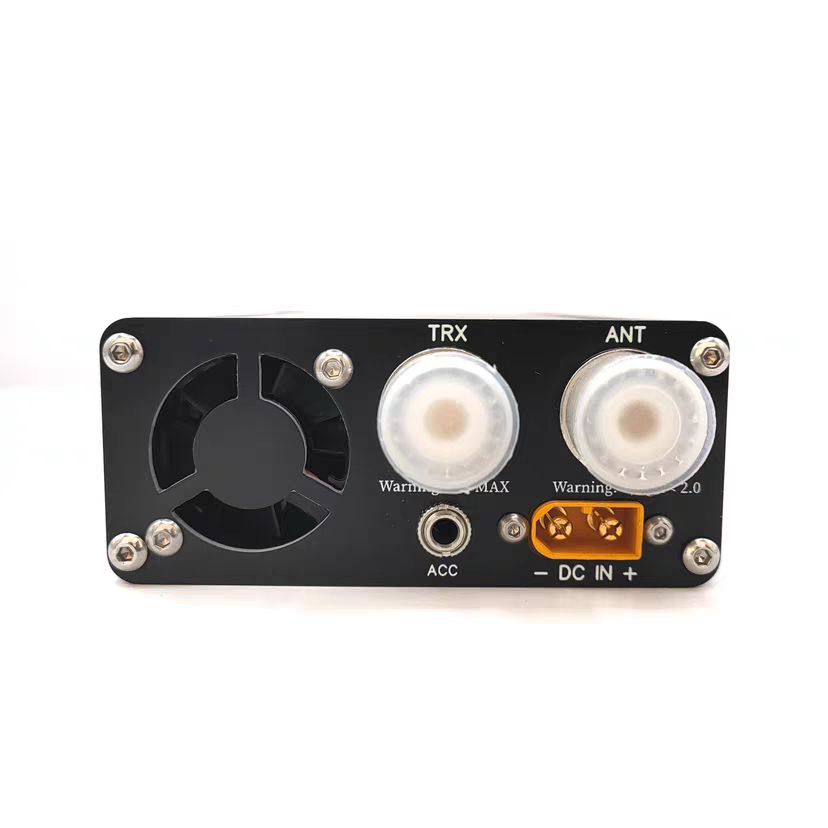 Micro PA50 50W Shortwave HF Power Amplifier 3.5-28.5MHz, 1.3 OLED, SWR Meter & LPF Filter