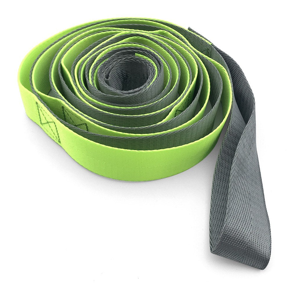 Daisy Chains Multi-Loop Yoga Strap for Stretching - Nonelastic Band