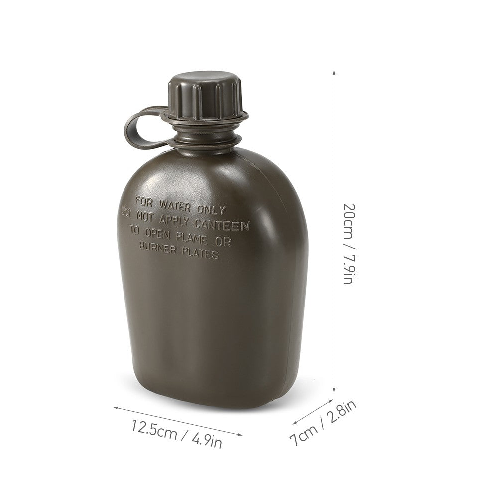 1L Large Capacity Outdoor Camo Canteen Bottle