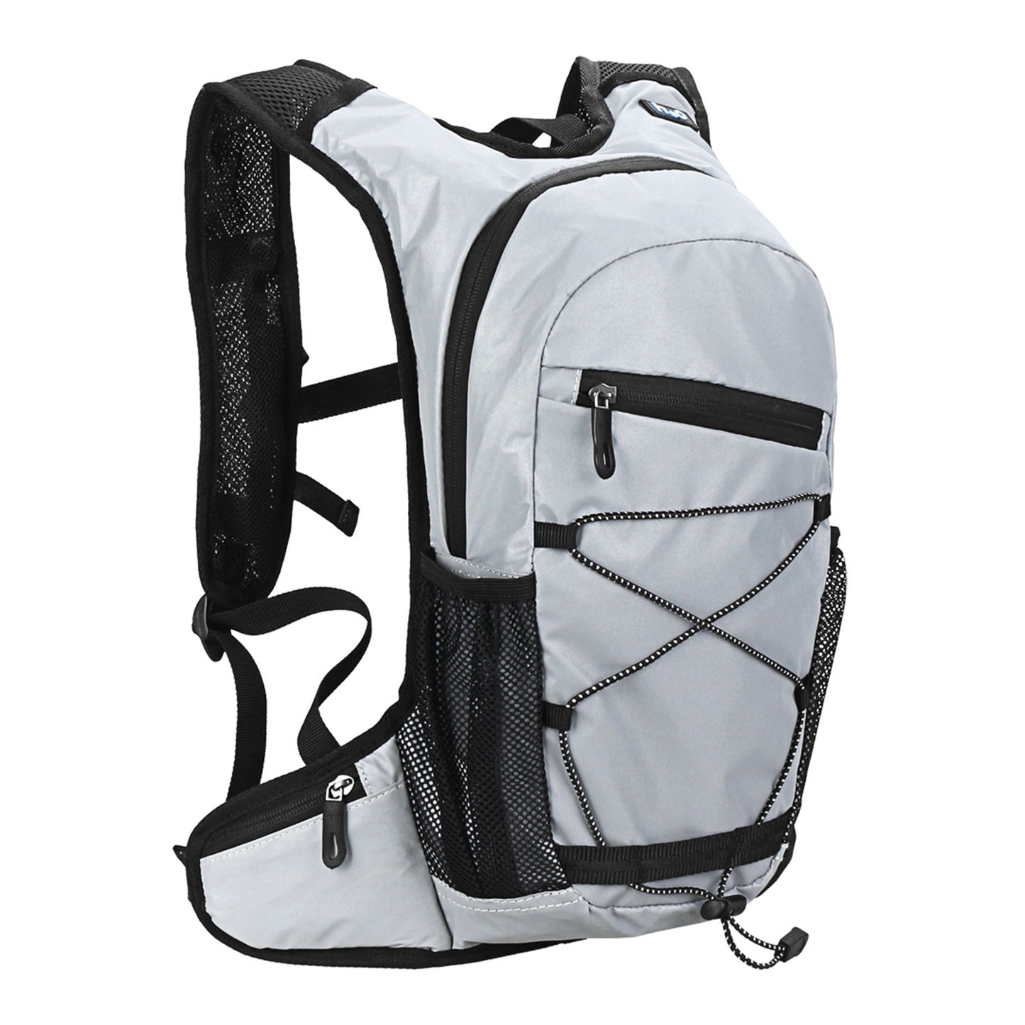 High Visibility Reflective Hydration Backpack 8L for Cycling, Running, Hiking, and Outdoor Sports