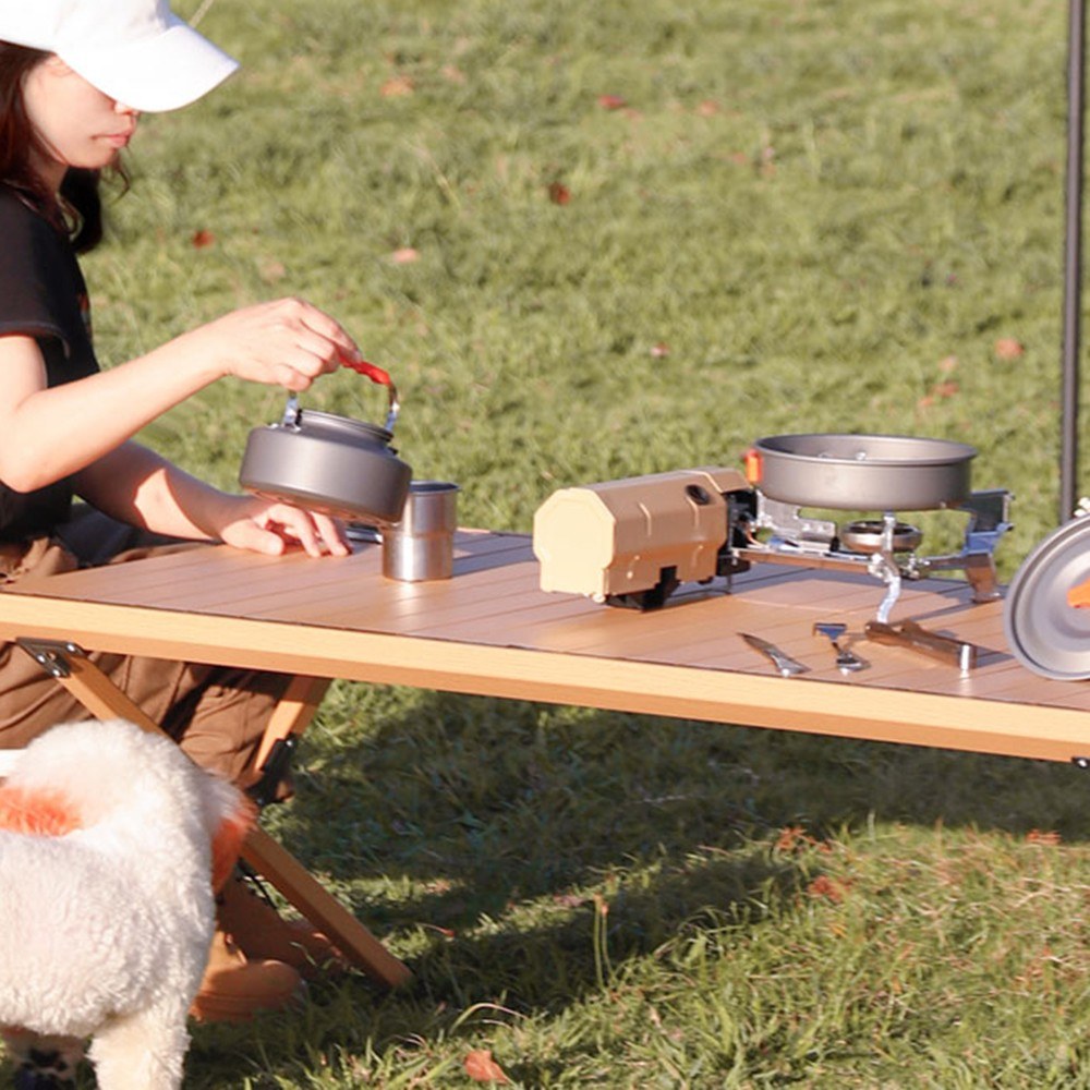 Portable Foldable Butane Camping Stove with Carrying Bag