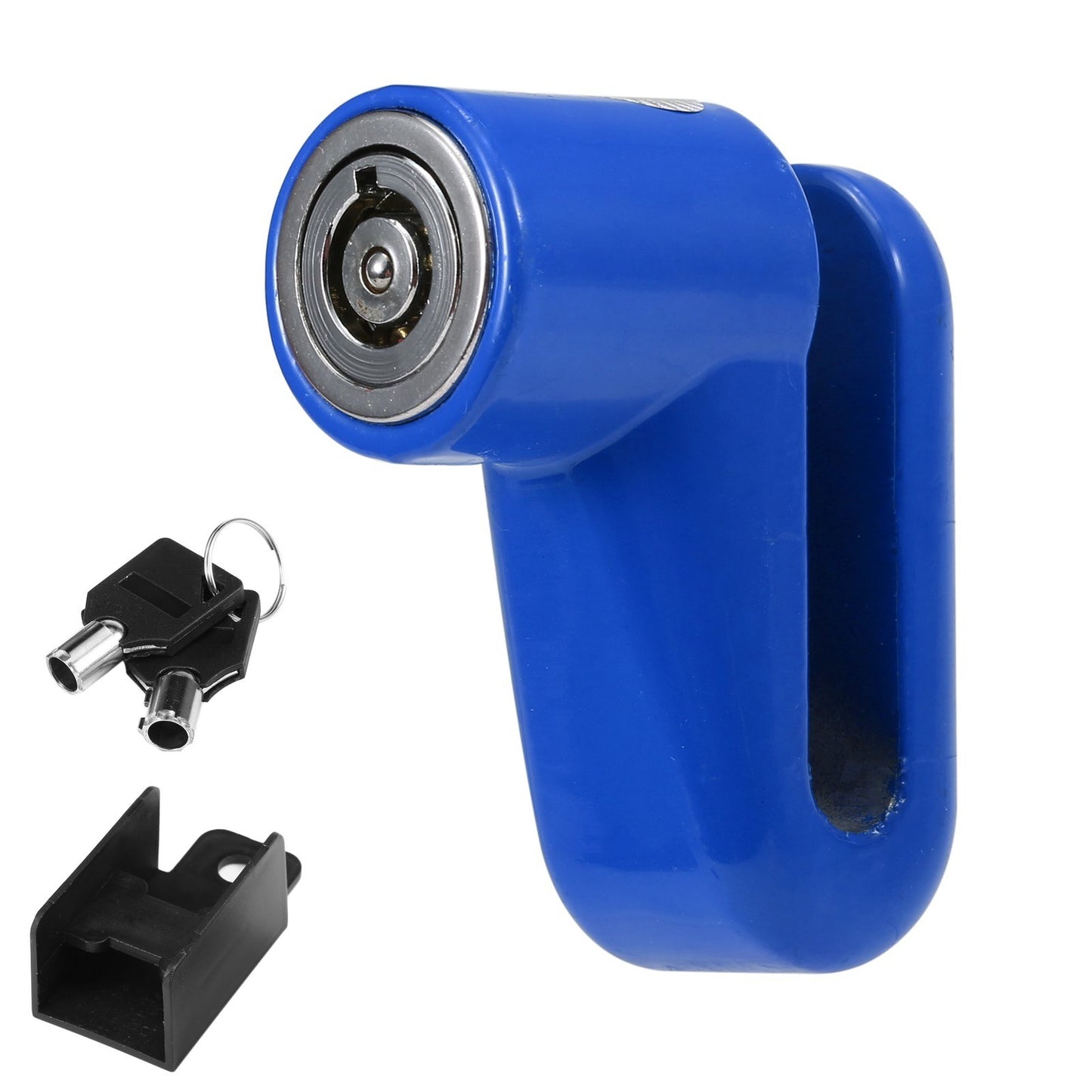 Waterproof Anti-Theft Disc Brake Lock for Motorcycles & Bikes - Safety Wheel Padlock with Two Keys