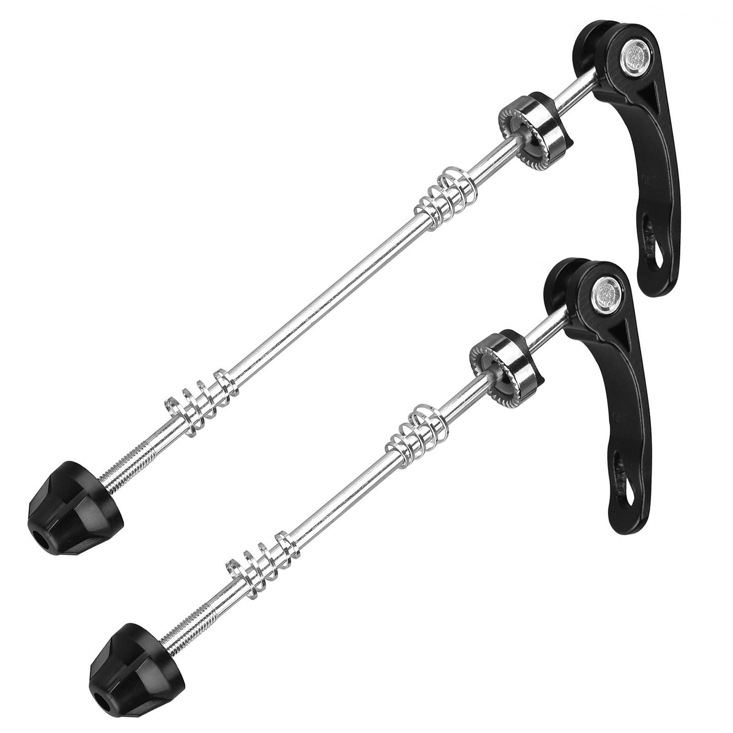 Quick Release Bicycle Wheel Hub Skewers 155/190mm - Front & Rear for Road/MTB Bikes