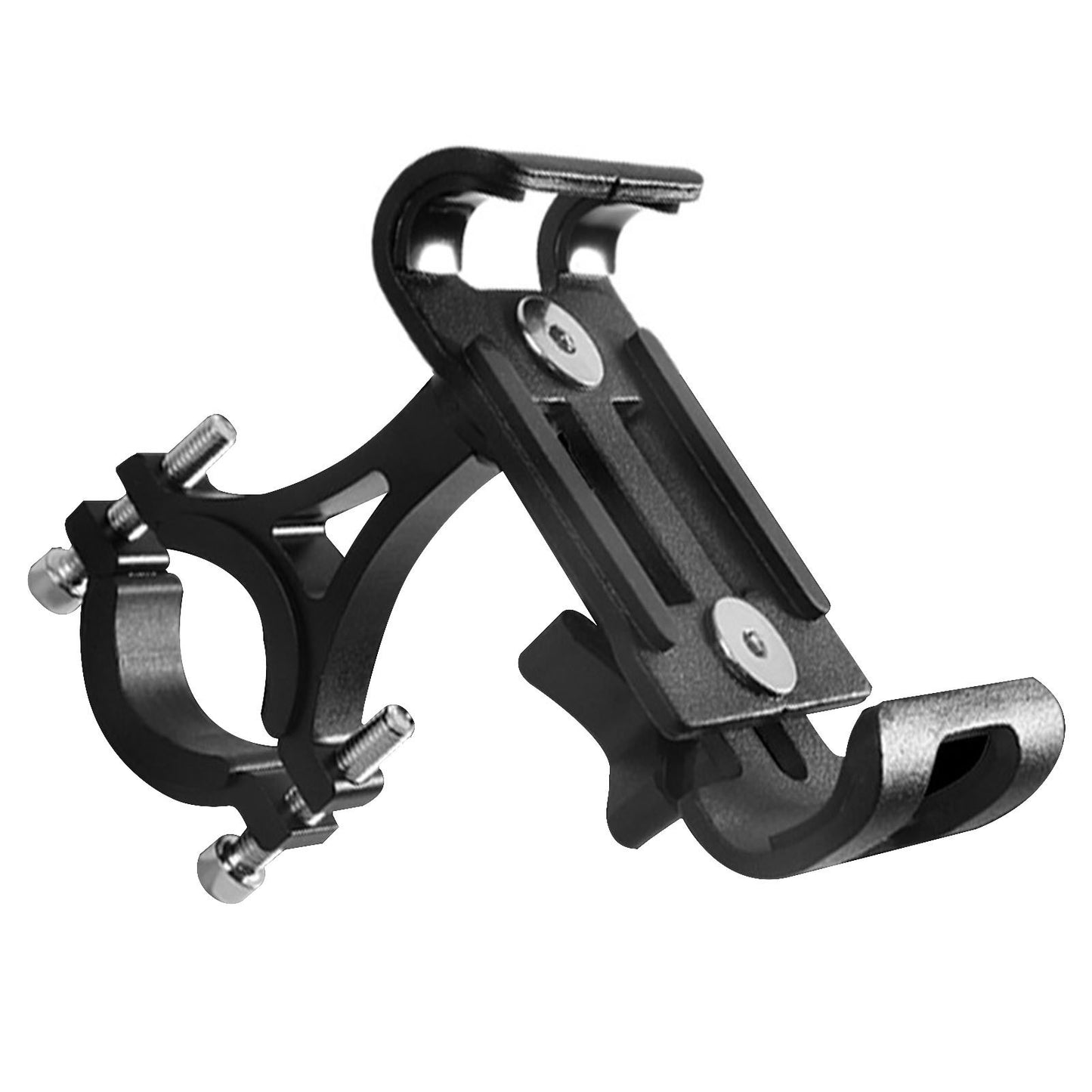 Universal Aluminum Alloy Phone Mount for Mountain Bikes, E-Bikes, Motorcycles - GPS Holder