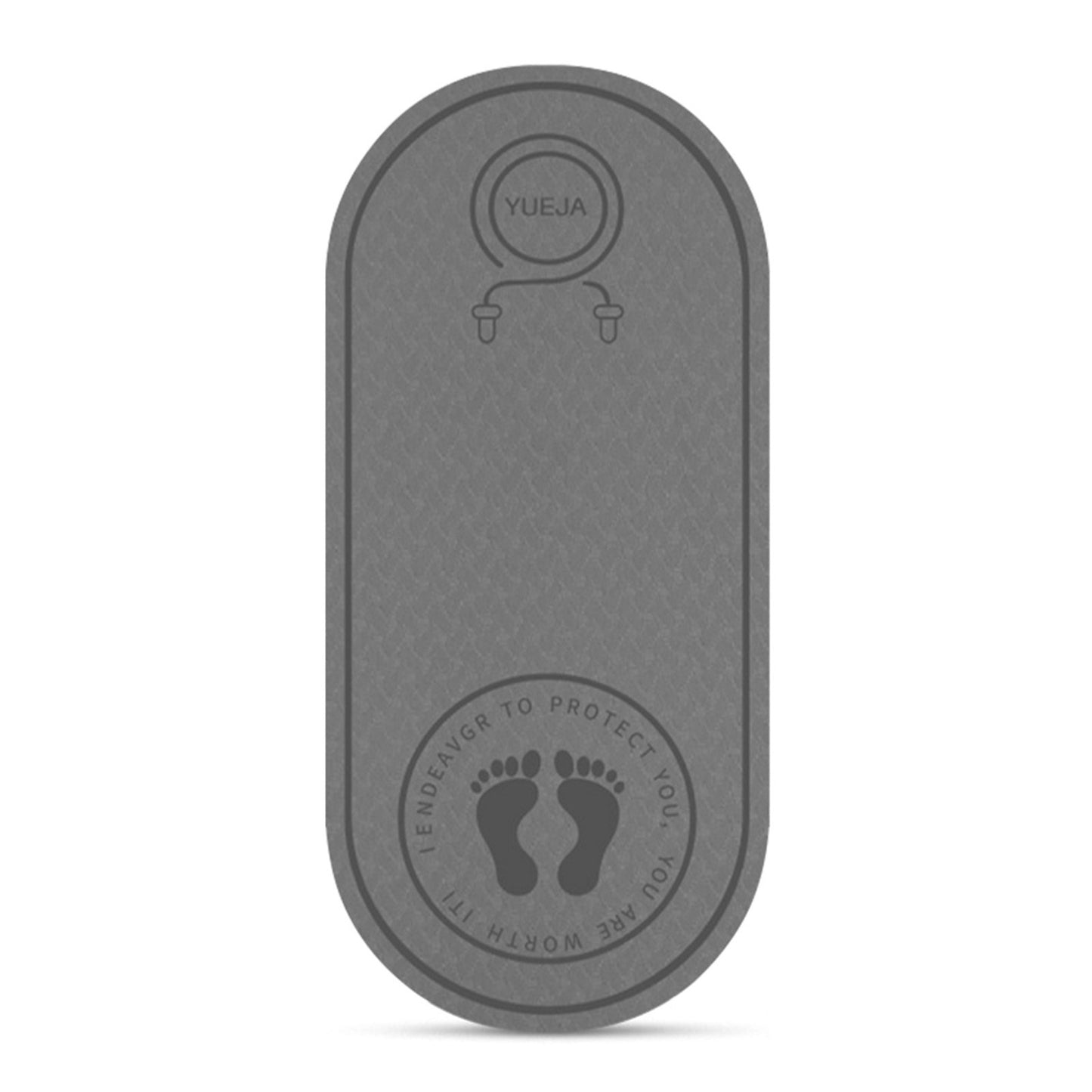 High-Density Sound Insulation Exercise Mat - Portable Shock Absorption Yoga & Jump Rope Cushion