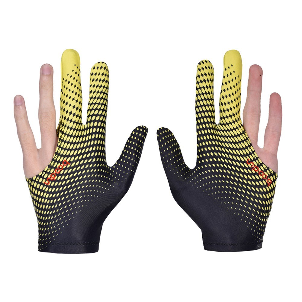 Super Elastic 3-Finger Billiard Glove, Anti-Skid, Breathable, Fits Left or Right Hand