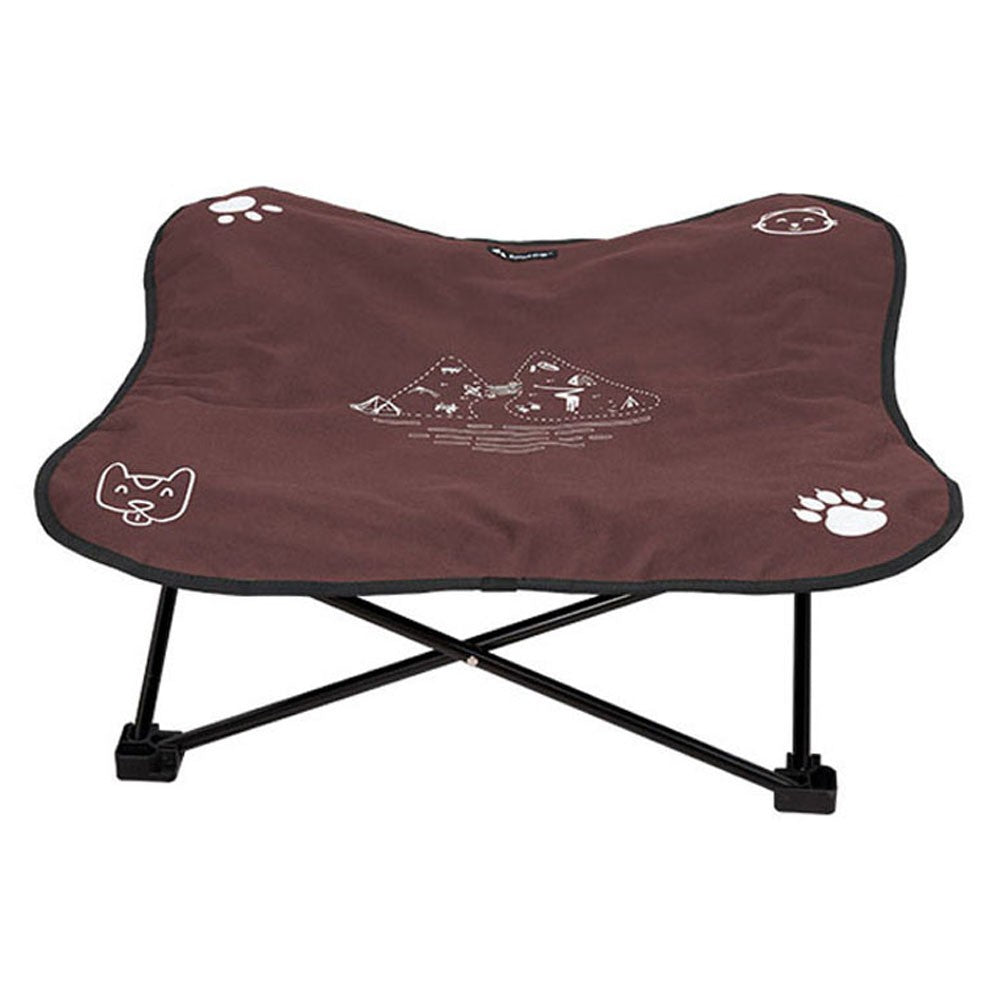 Elevated Pet Bed Camping Cot - Aluminum Folding Design with Carry Bag for Indoor & Outdoor Use