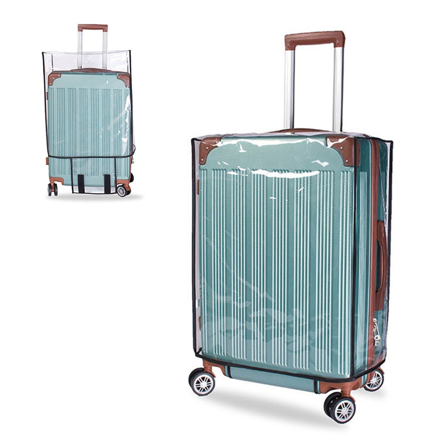 Clear PVC Luggage Protector for 18-Inch Suitcase