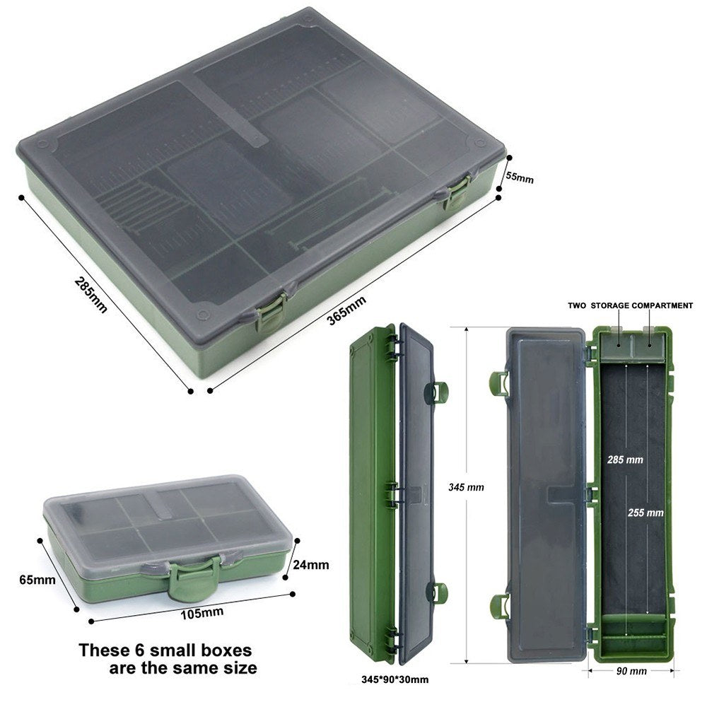 Fishing Tackle Storage Kit: Lure Boxes & Bait Containers Set