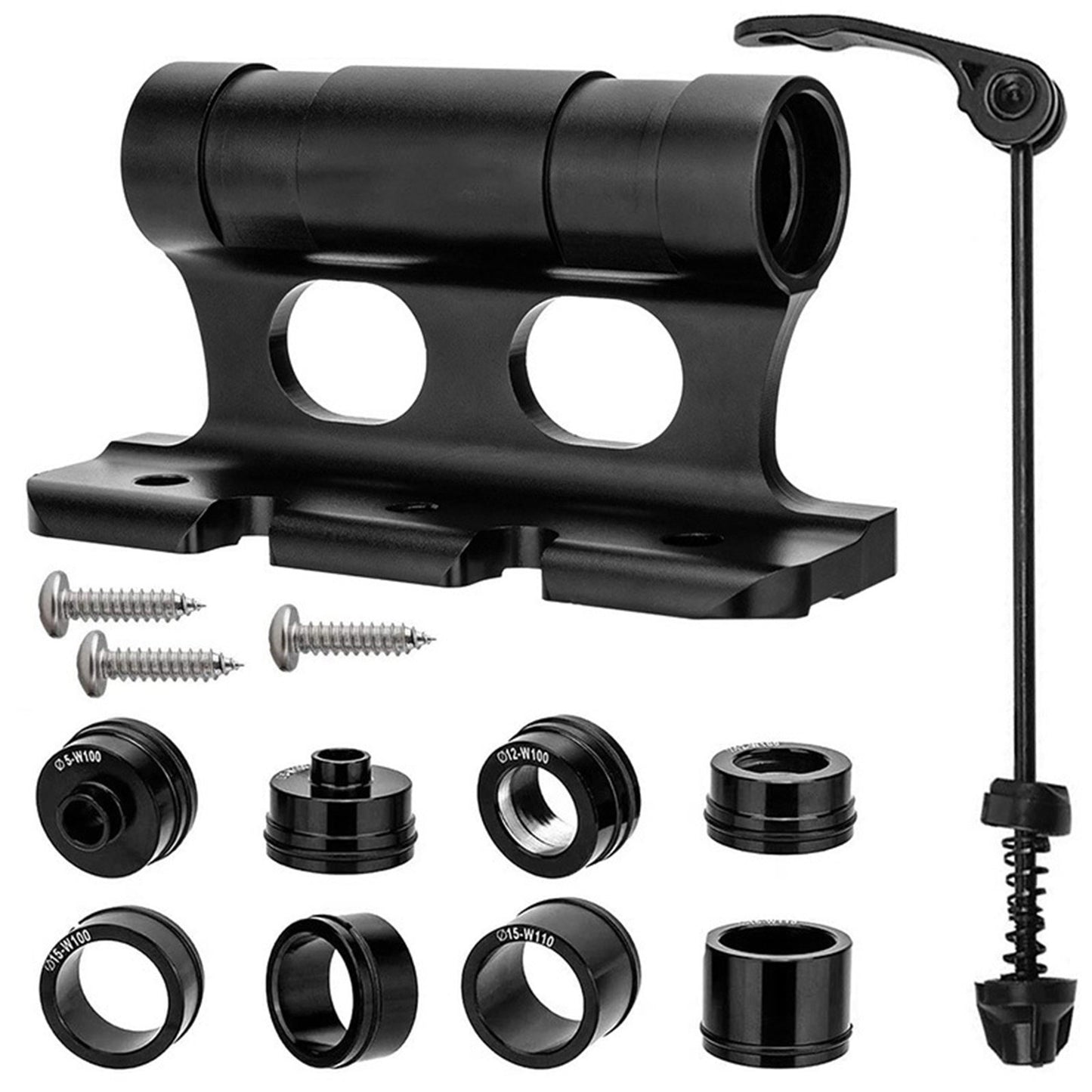 Quick Release Bike Fork Mount Roof Rack Thru Axle Carrier