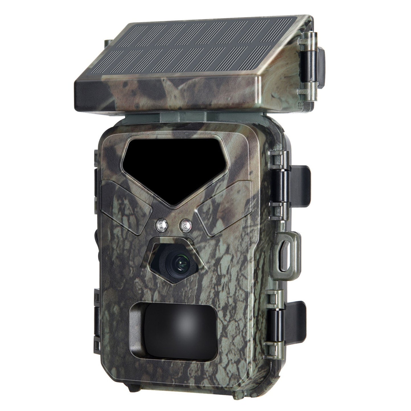 20MP Solar-Powered Hunting Camera, 1080P IP65, 0.45s Trigger, Infrared Night Vision, Motion-Activated, 60° Detection, 32GB Card