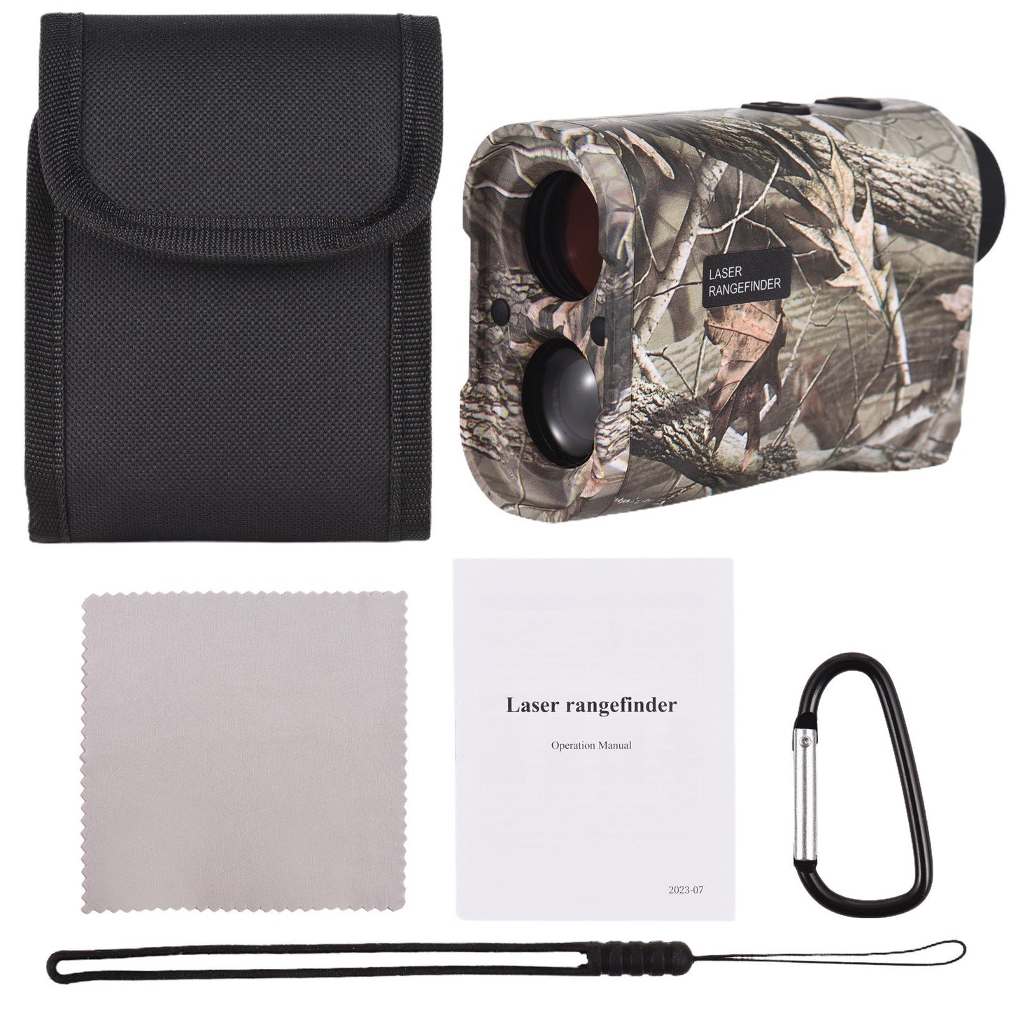 Golf Laser Rangefinder 1000M 6X Magnification with Height & Angle Measurement Monocular Telescope