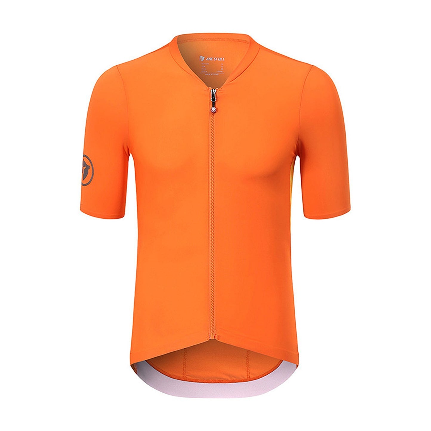 Mens Breathable Quick-Dry Cycling Jersey with Reflective Fabric for Spring-Summer Riding