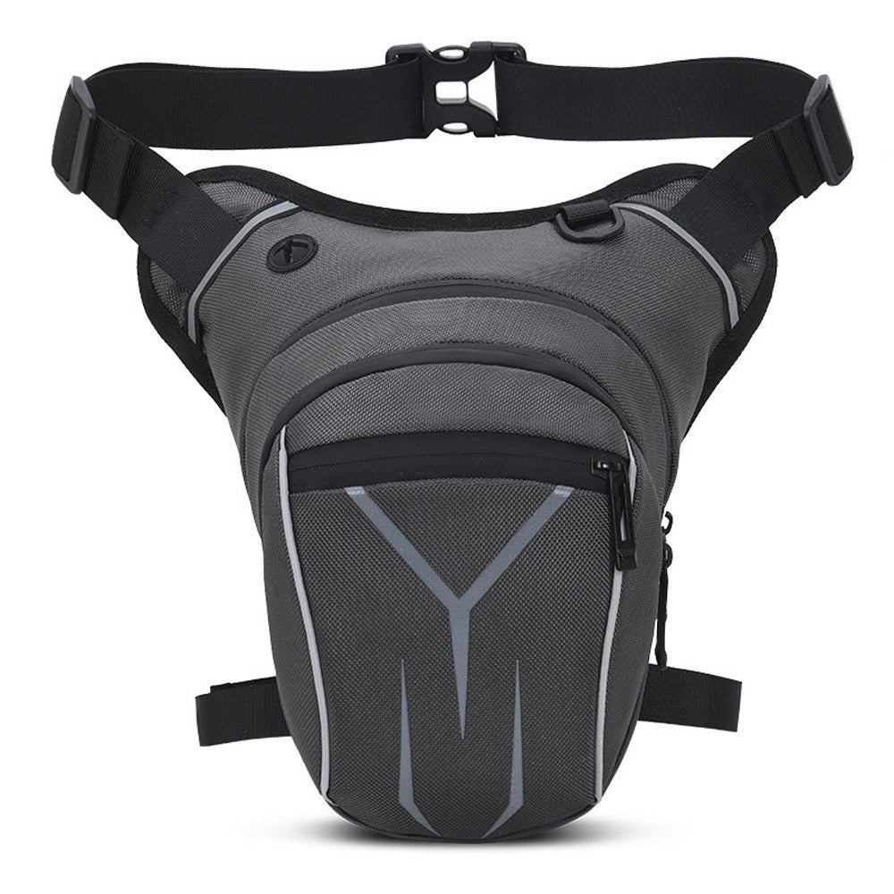 Rainproof Reflective Motorcycle Leg Bag Fanny Pack for Men