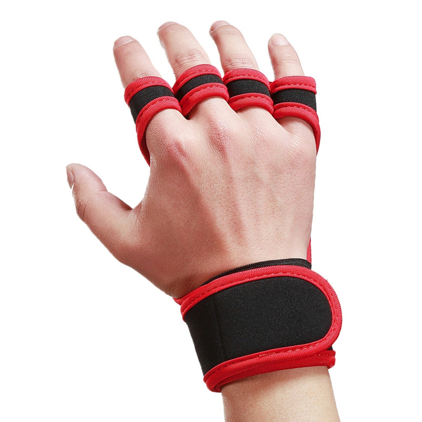 Anti-Slip Workout Lifting Gloves with Wrist Wraps for Weightlifting, Powerlifting & Pull-Ups