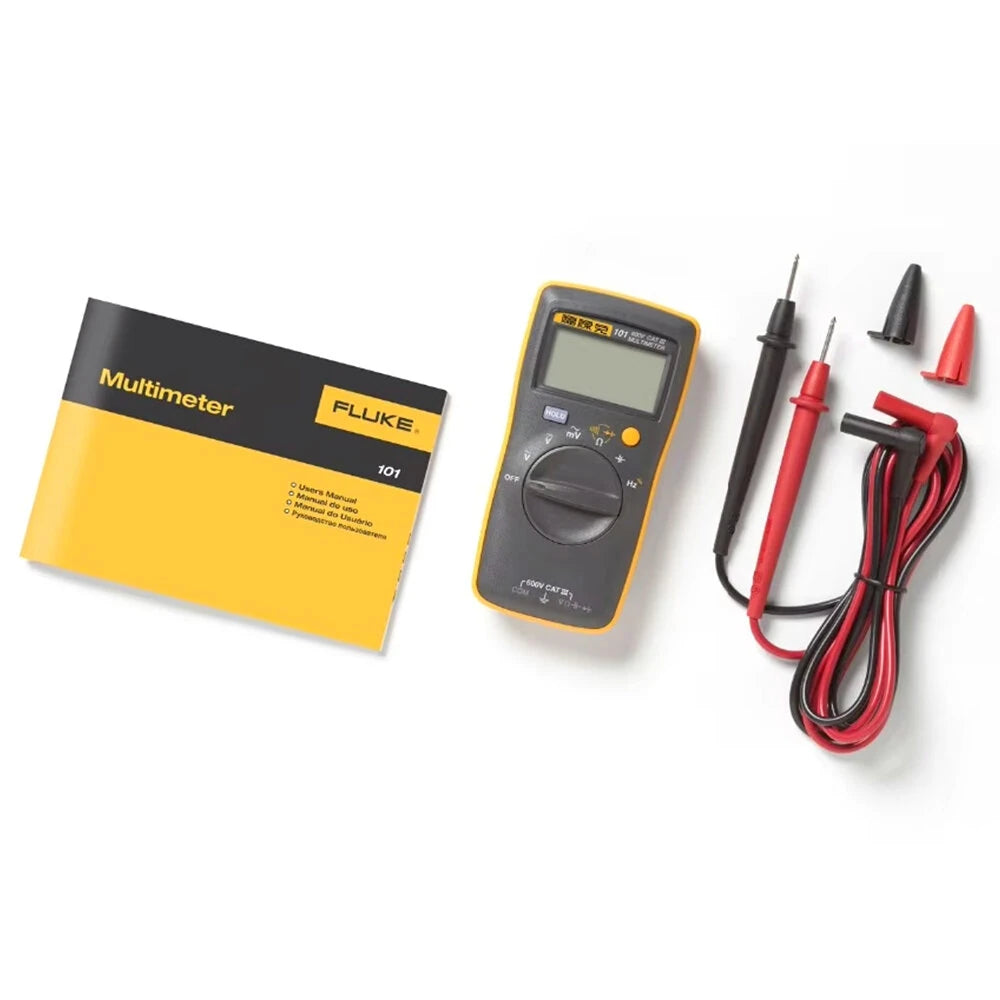 Digital Multimeter 600V, 6000 Counts LCD Tester for AC/DC Voltage, Resistance, Capacitance, Continuity & Frequency Measurement