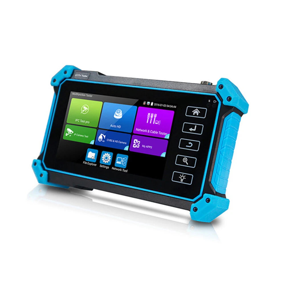5-in-1 4K CCTV Tester: IPC-5100 Plus, IP CVI TVI AHD Analog, VGA Input, POE, TDR, Digital Cable Tracer