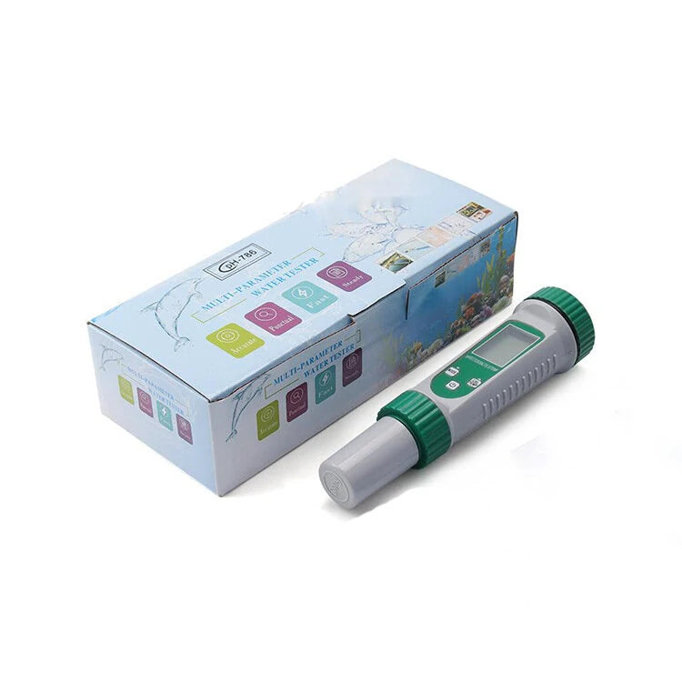 6-in-1 Multi-function Water Quality Tester: PH, EC, TDS, Salt, S.G, Temp Measurement Pen
