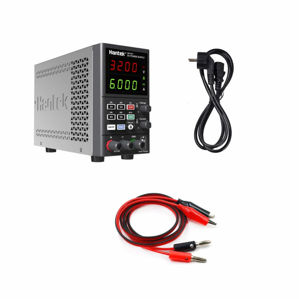 Hantek LED Digital Adjustable 35V/6A DC Power Supply Voltage Regulator Lab Bench