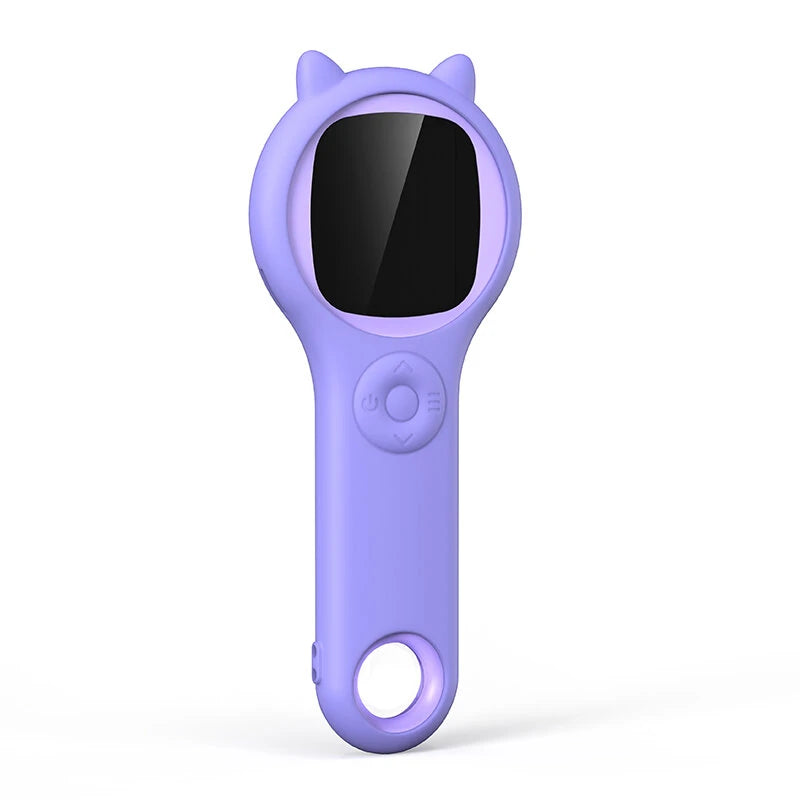 Kids Mini Pocket Microscope 500X with 2.0 Screen, Fast-Charge Battery, & 8 LED Lights for Science Exploration
