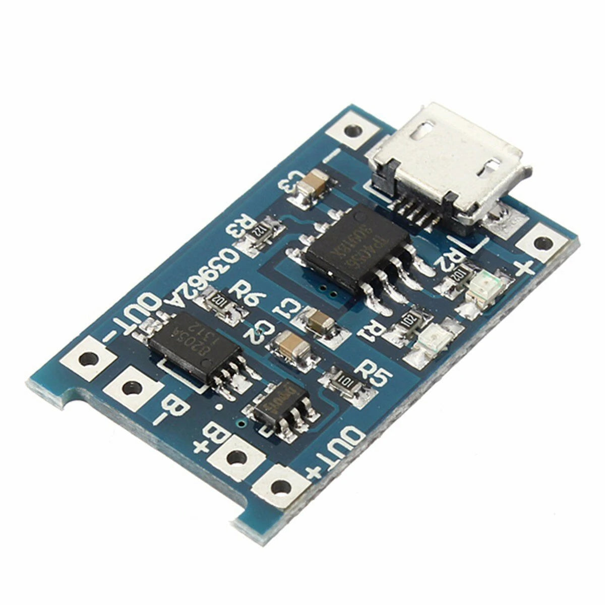 3-Pack USB Lithium Battery Charging & Protection Module Board