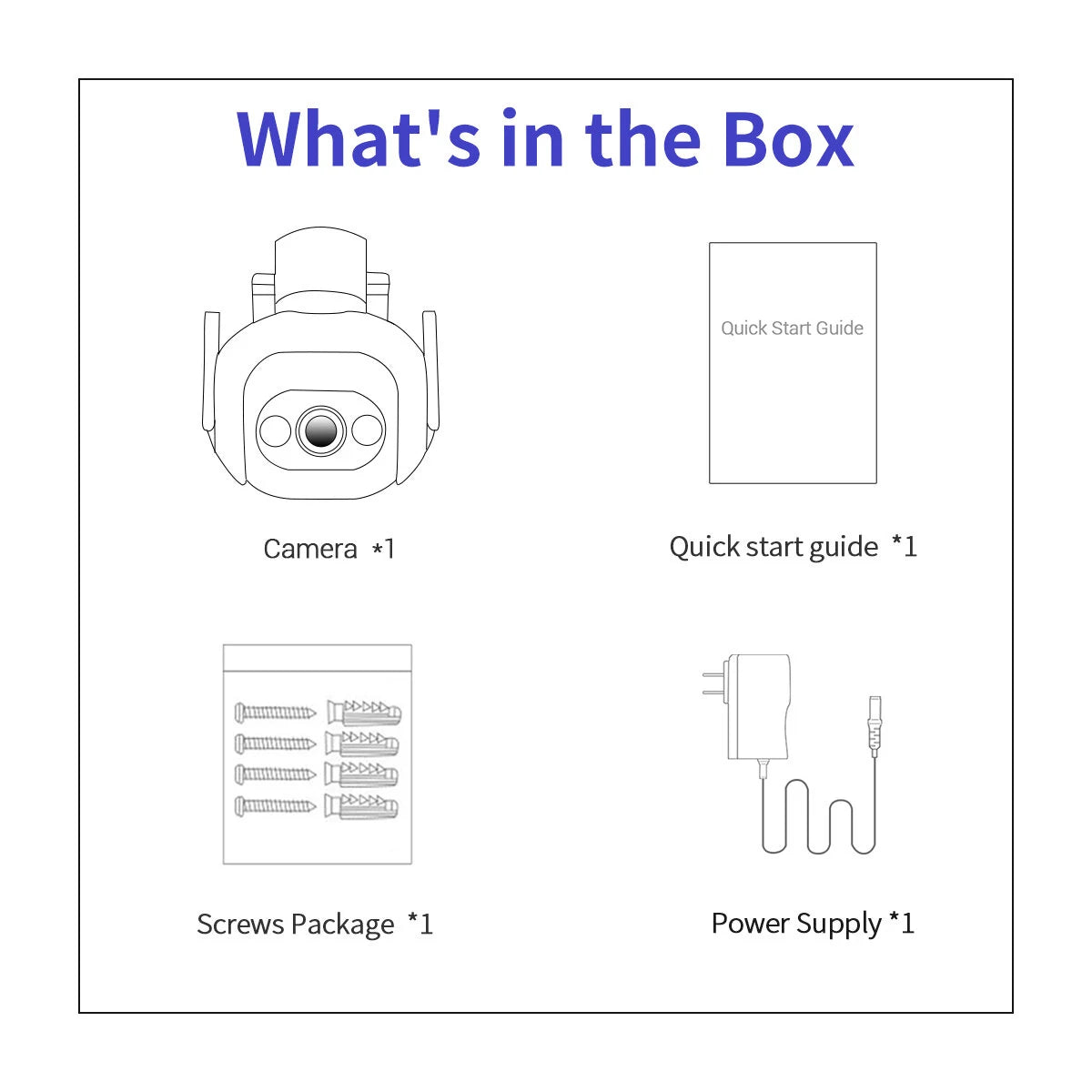 ESCAM PT304 4MP 1440P 10X Zoom IP Security Camera with Humanoid Detection, WIFI, Night Vision & Sound Alarm (EU Standard)