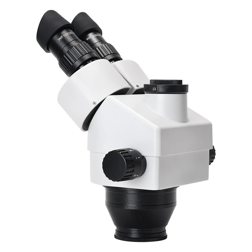 Simul Focal Trinocular Stereo Zoom Microscope 3.5X-100X with WF10X/22mm Eyepiece for Phone PCB CPU Soldering Repair