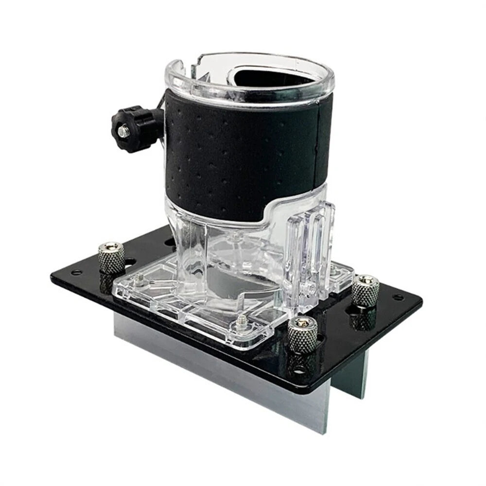 2-in-1 Portable Invisible Connector Slotter & Punch Locator Woodworking Trimming Machine