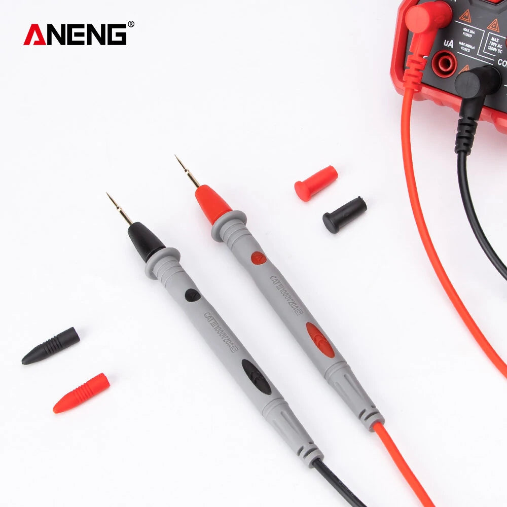 ANENG PT1032 20A 1000V Silicon Rubber Delay Wire Gold-Plated Sharp Probe Needles Digital Multimeter Test Leads