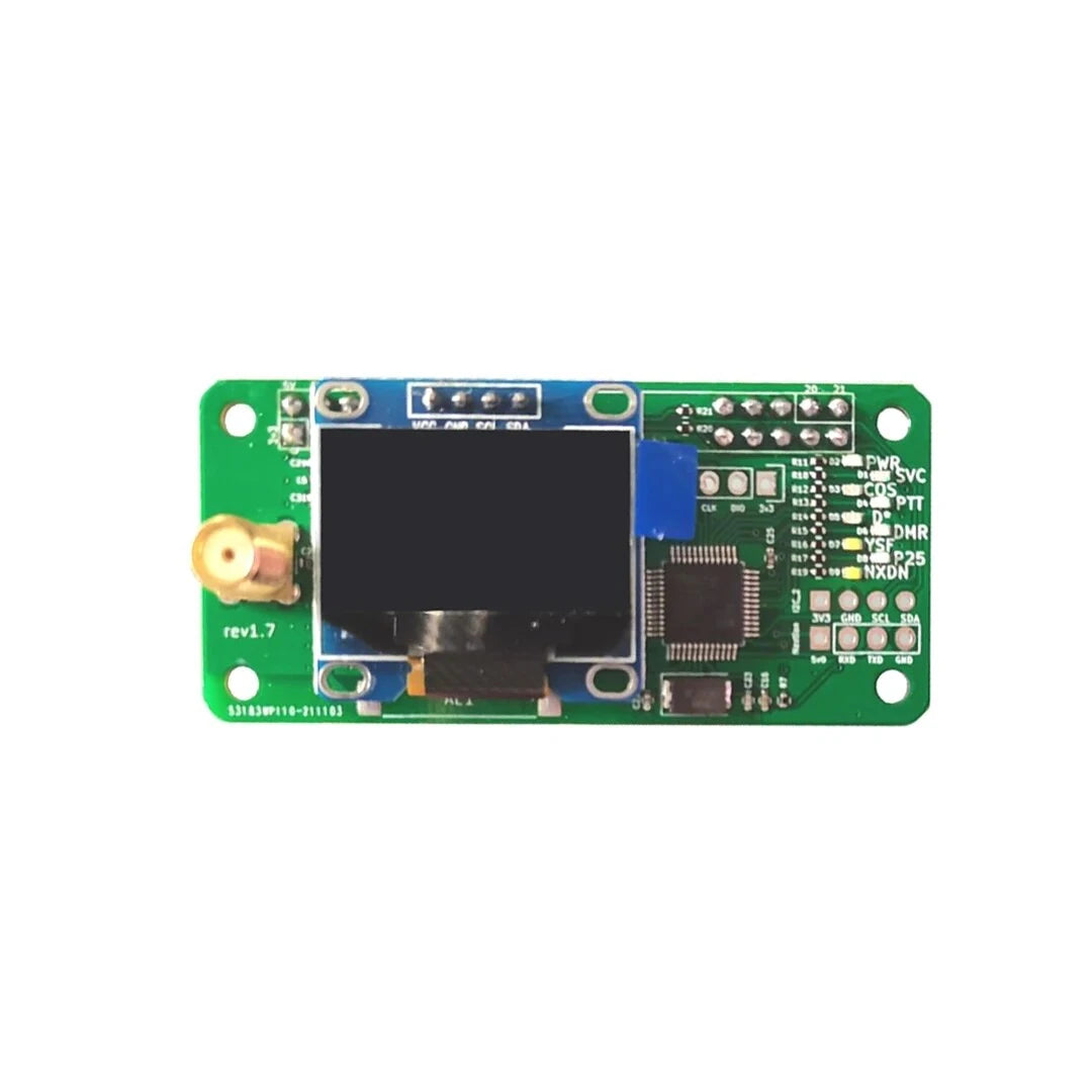 Dual-Band UHF/VHF Antenna MMDVM Hotspot for Raspberry Pi - Supports P25 DMR YSF
