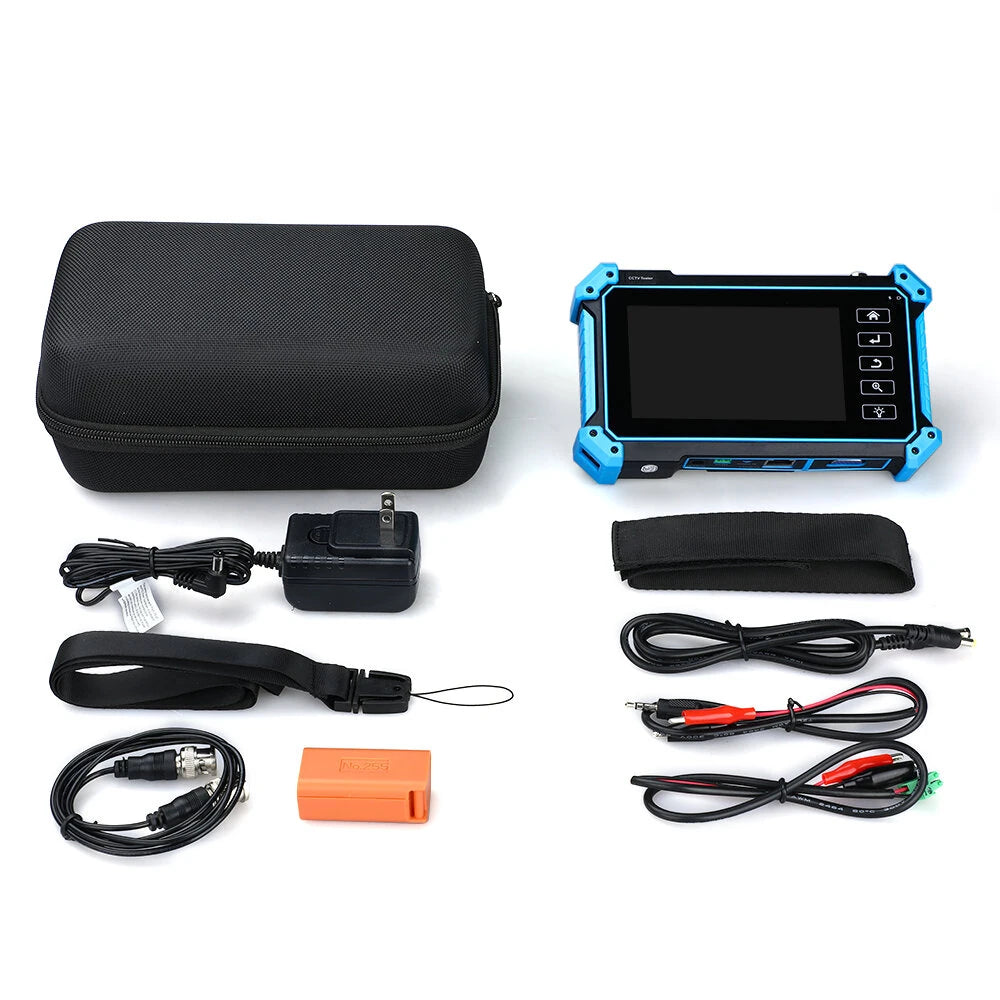 5-in-1 4K CCTV Tester: IPC-5100 Plus, IP CVI TVI AHD Analog, VGA Input, POE, TDR, Digital Cable Tracer