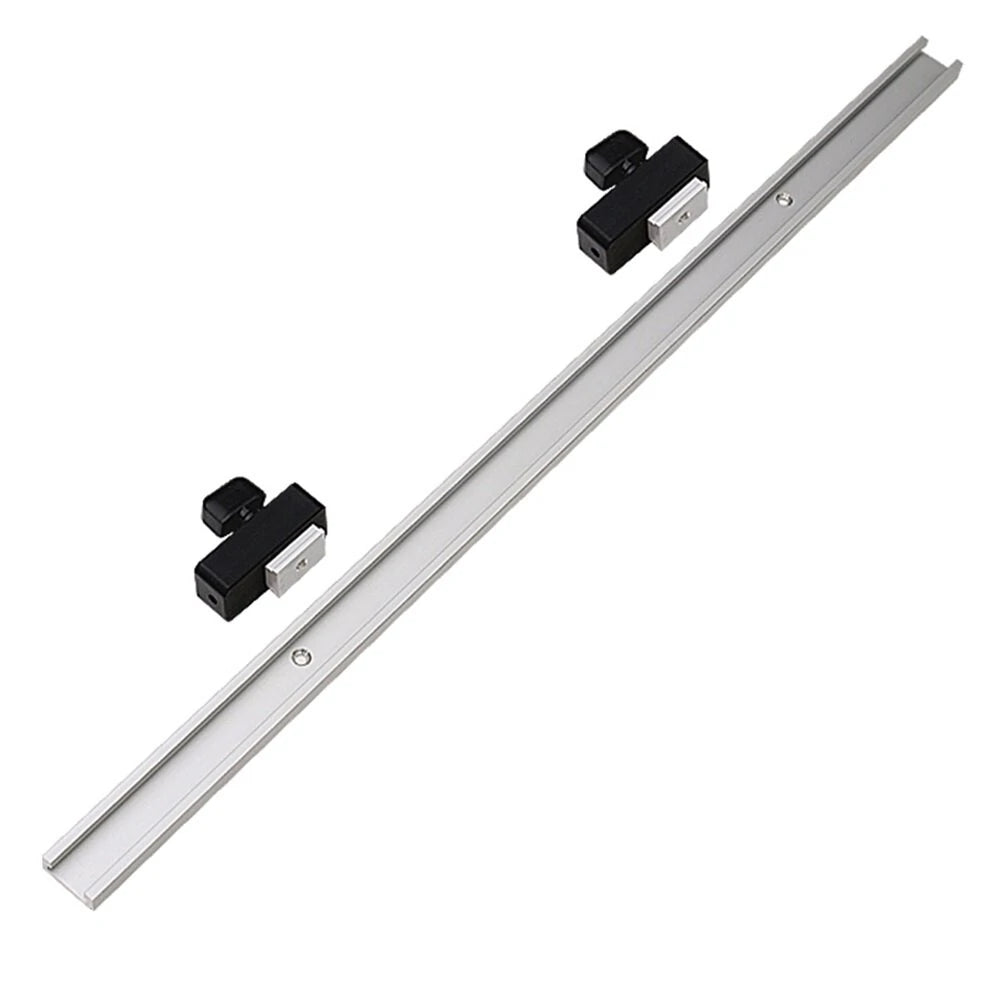Aluminium Router Table Fence with Sliding Brackets for Woodworking & DIY Workbenches