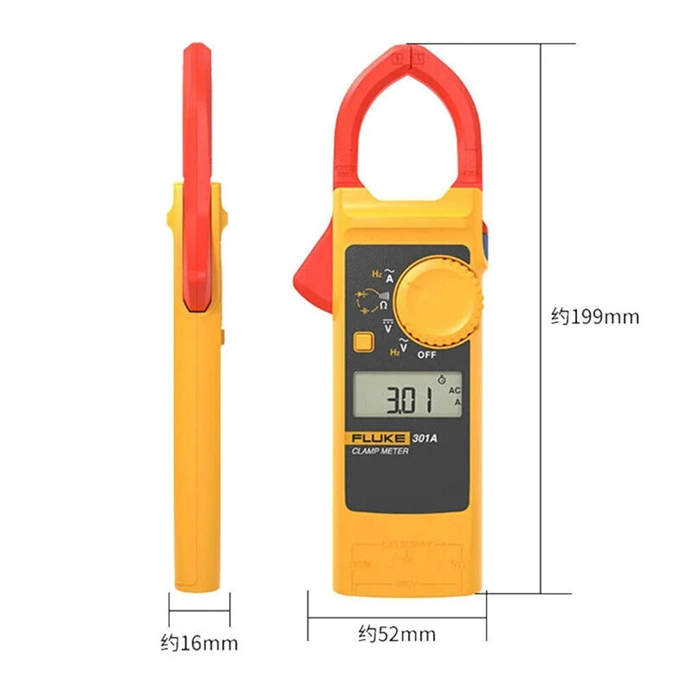 FLUKE 301A Mini Digital AC Clamp Meter Voltmeter Ammeter Tester