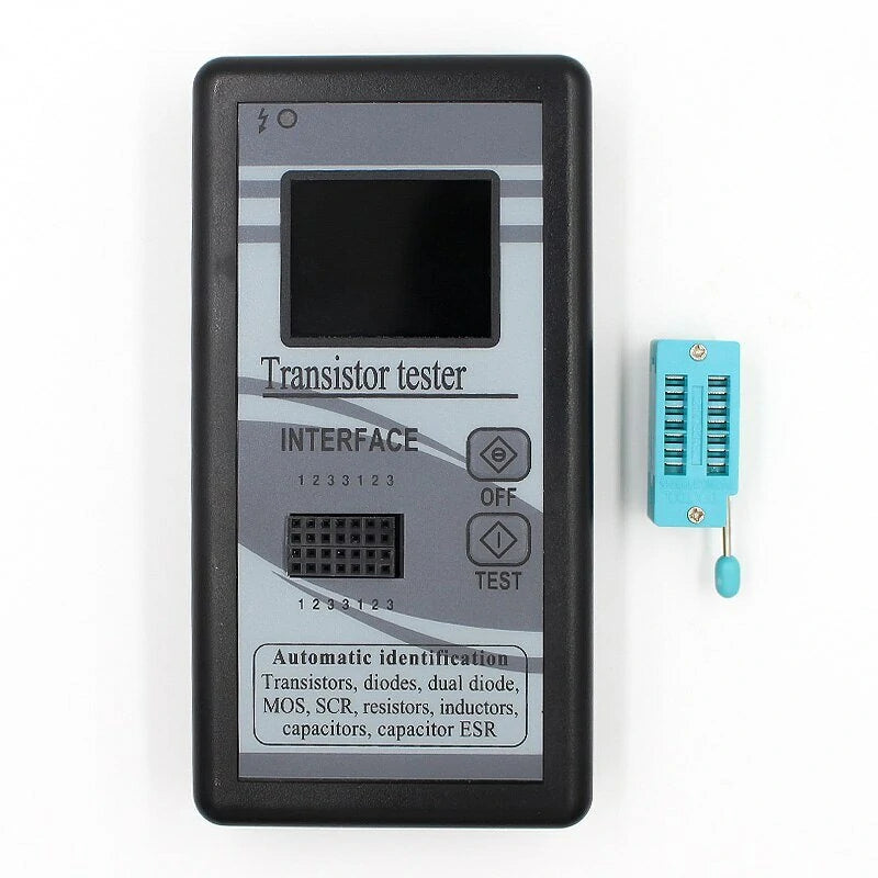 FNIRSI Multi-Purpose Transistor Tester & LCR Meter - 128x160 Display, Diode, Thyristor, Capacitance, Resistor, Inductance, MOSFET, ESR Analysis